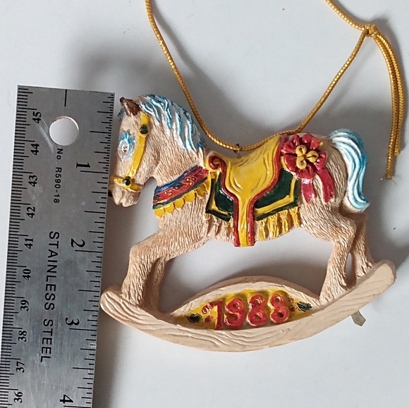 Vintage Eatons Rocking Horse Ornament - Picture 4 of 8